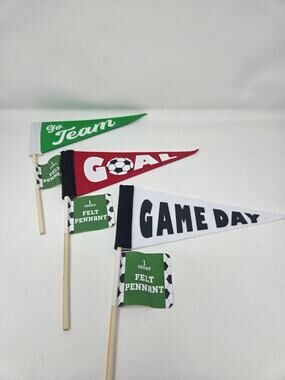 Sports Felt Pennant Flags (3)
